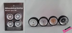 1:18 BBS RS Juego de llantas 15 pulgadas