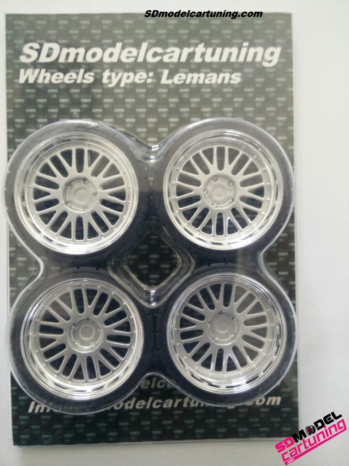 1:18 Scale BBS LM LEMANS 19 INCH TUNING WHEELS wheellogos now included!! 