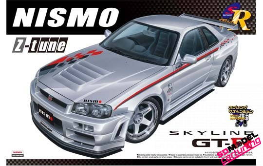 1 24 Nissan Skyline R34 Z Tune Sdmodelcartuning Com