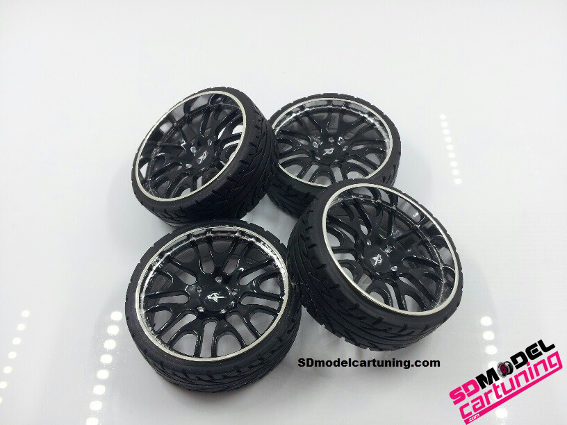 NEW several color options! 1:18 Scale HAMANN FORGED 21INCH TUNING WHEELS 