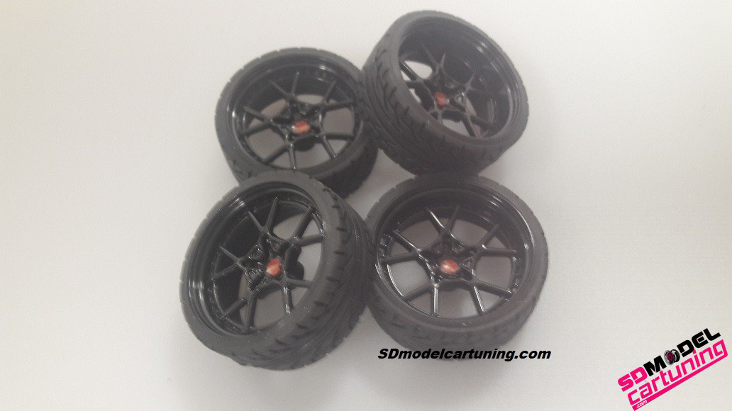 Multiple colours available 1/18 Scale ROTIFORM KPS 19INCH TUNING WHEELSET 