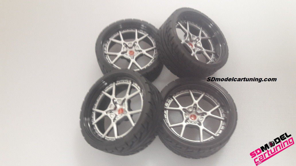 1/18 Scale ROTIFORM KPS 19INCH TUNING WHEELSET Multiple colours available 