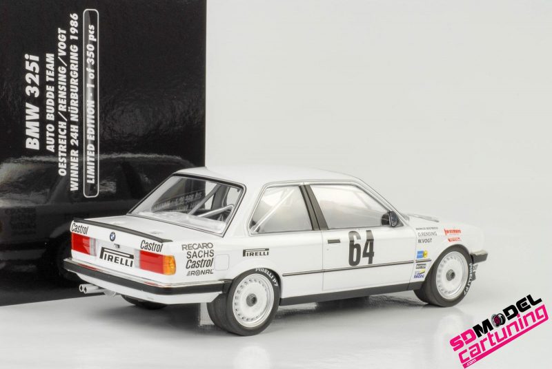 1:18 BMW E30 325i Auto Budde Winner 24h Nring 1986
