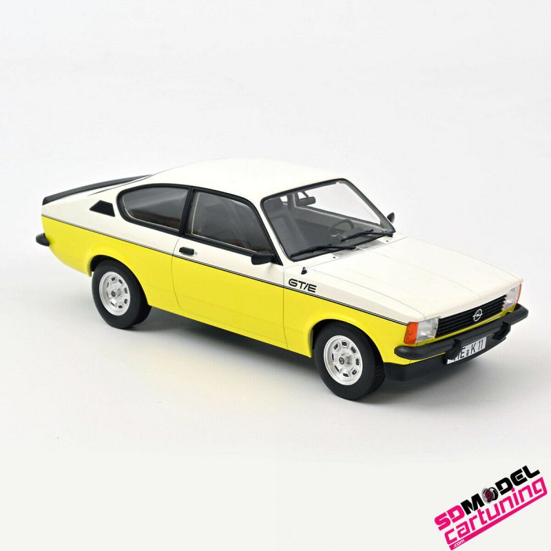 1/18 Opel Kadett C coupé GT/E 1977 - Jaune/Blanc