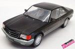 1:18 Mercedes Benz 500 SEC C126 1985 - Negro