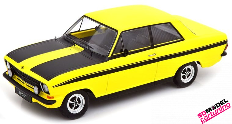 1:18 KK-Scale Opel Kadett C Saloon 1973-1977 ochre-yellow 