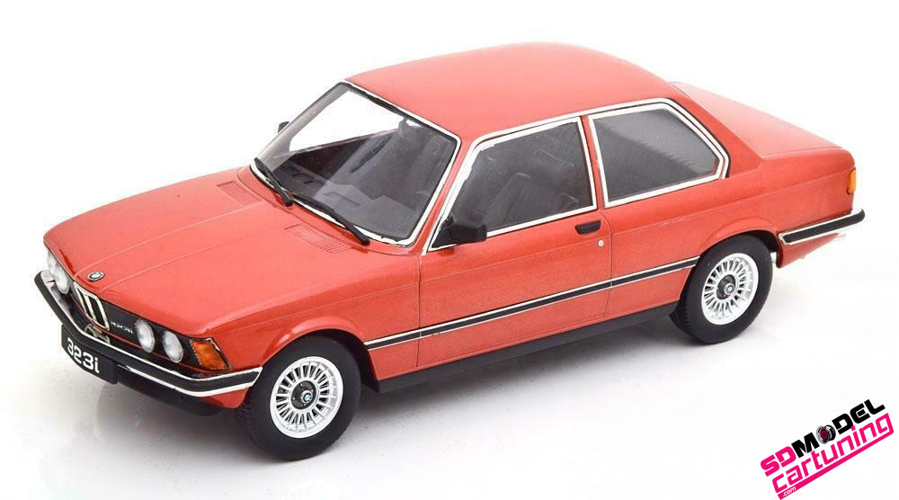 BMW 323i E21 1975 rojizo metálico modelo coche escala 1:18 KK