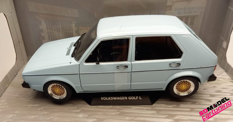 1:18 Volkswagen Golf L MKI - 1983 - Custom blauw - Imagen 2