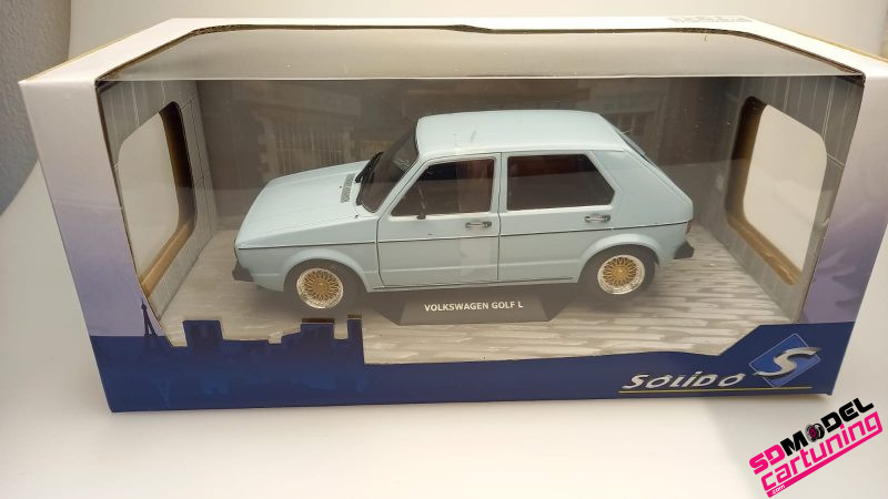 1:18 Volkswagen Golf L MKI - 1983 - Custom blauw - Imagen 6