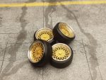 Jeu de jantes en aluminium 1:18 Glowstar 15 pouces