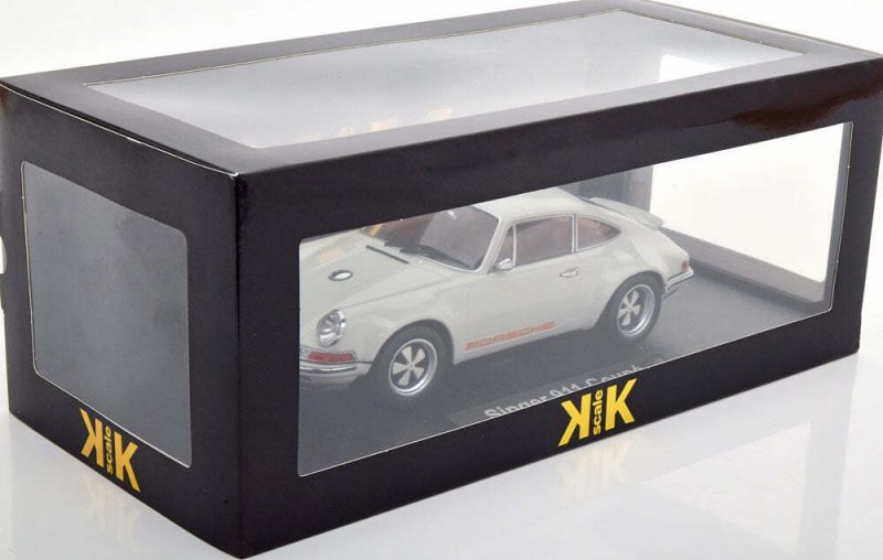 1:18 Porsche 911 Singer coupe - Lichtgrijs - Afbeelding 6