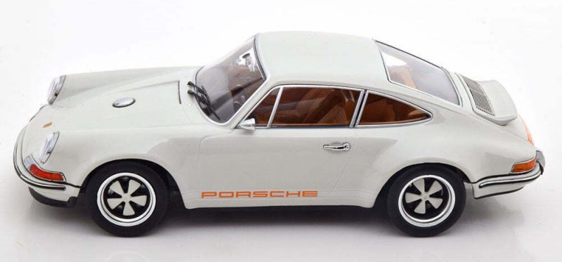 1:18 Porsche 911 Singer coupe - Lichtgrijs - Afbeelding 4