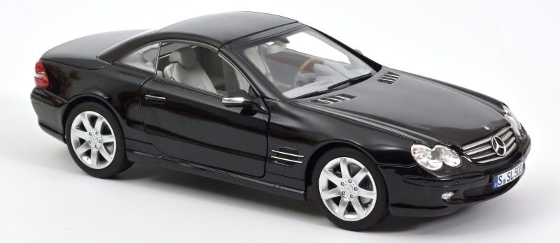 1:18 Mercedes Benz SL 500 - 2003 - Zwart – Bild 3