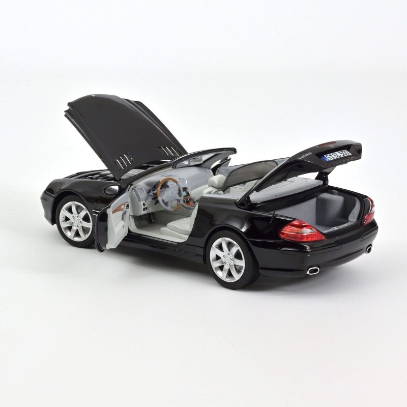 1:18 Mercedes Benz SL 500 - 2003 - Zwart – Bild 2