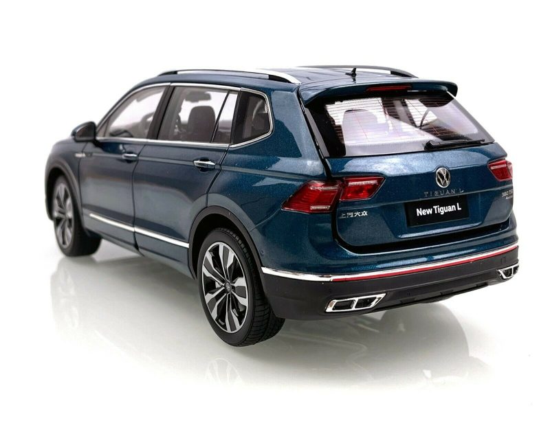 1:18 Volkswagen Tiguan L - 2022 - Metallic Blauw - Afbeelding 5