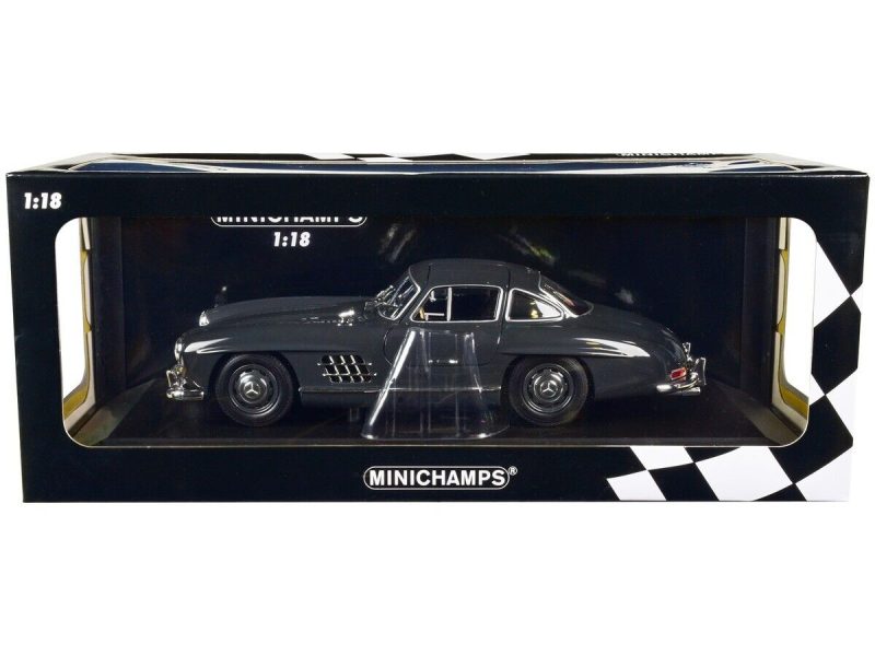 1:18 Mercedes benz 300SL - 1955 - Donkergrijs – Bild 3