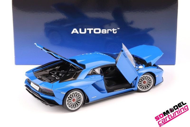 1:18 Lamborghini Aventador S - 2017 - Pearl blue - Imagen 4