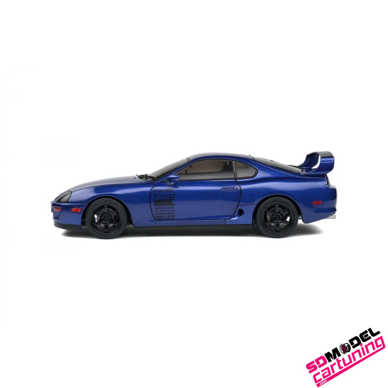 1:18 Toyota Supra Mk.4 (A80) - Streetfighter 1993 - Blauw - Imagen 6