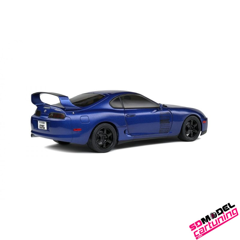 1:18 Toyota Supra Mk.4 (A80) - Streetfighter 1993 - Blauw - Imagen 5