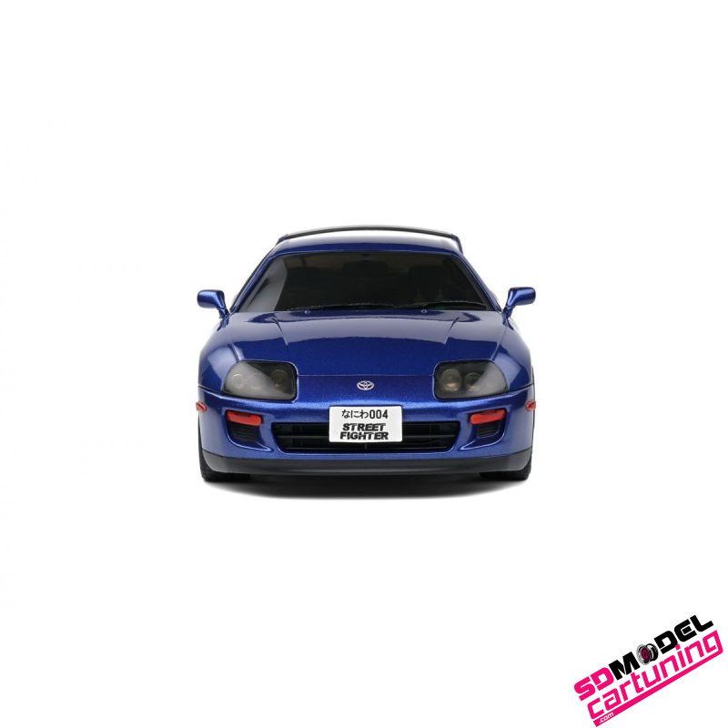 1:18 Toyota Supra Mk.4 (A80) - Streetfighter 1993 - Blauw - Imagen 4