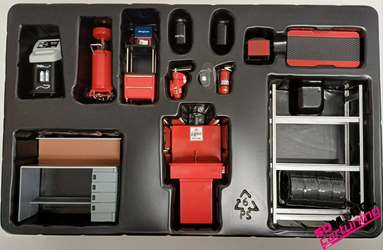 1:18 Accessoires de garage encliquetables 