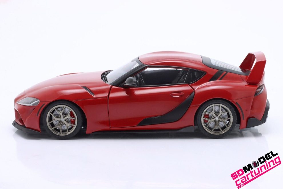 Miniature TOYOTA SUPRA GR STREETFIGHTER 2023 BLEUE HORIZON BLUE 1/18