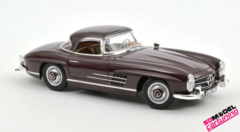 1:18 Mercedes-Benz 300 SL Roadster 1957 - Rood – Bild 2