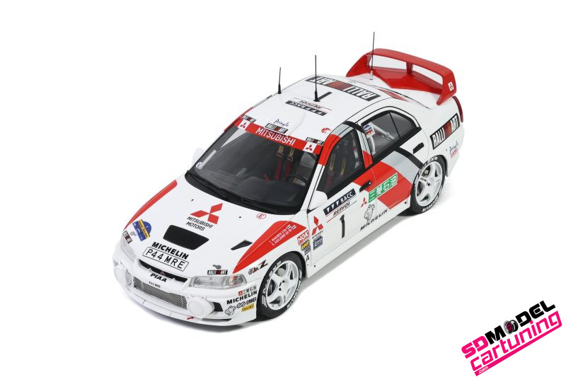 1:18 Mitsubishi Lancer Evo IV Rally Catalunya 1997 - White 1:18 Mitsubishi Lancer Evo IV Rally Catalunya 1997 - White
