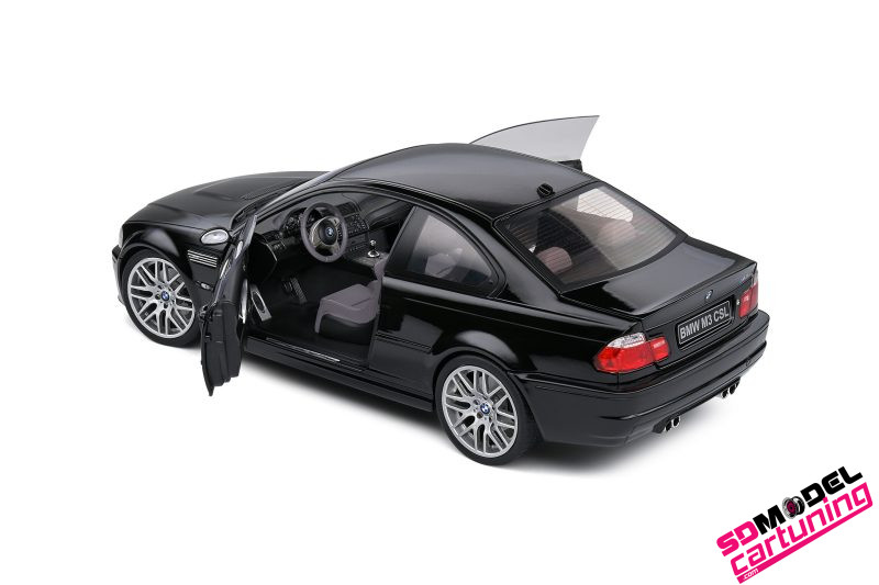1:18 BMW E46 M3 CSL - 2003 - Zwart – Image 3