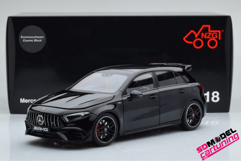 1:18 Mercedes-Benz A45 AMG - Zwart - Imagen 7