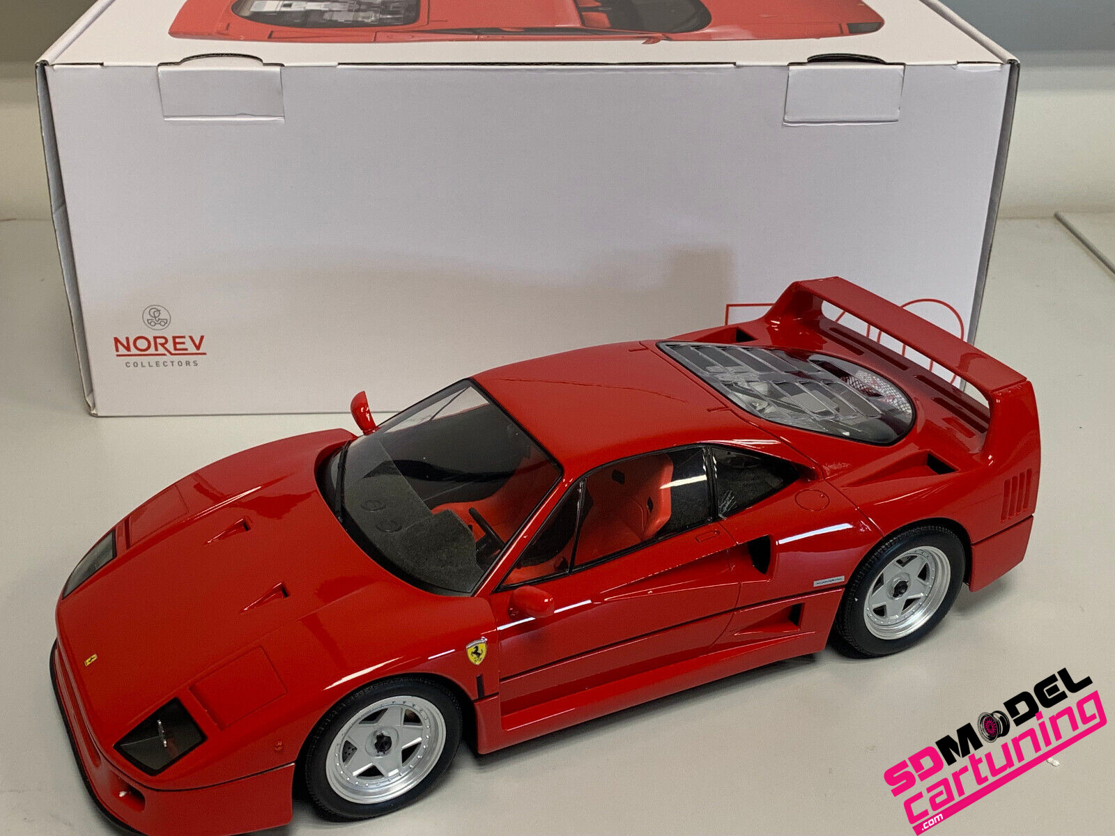 1:12 Ferrari F40 1987 – Rot – SDmodelcartuning.com