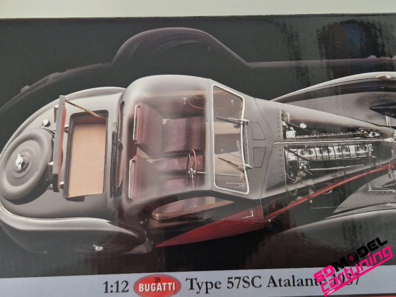 1:12 Bugatti Type 57SC Atalante - 1937 - Two-tone red/black – Image 8