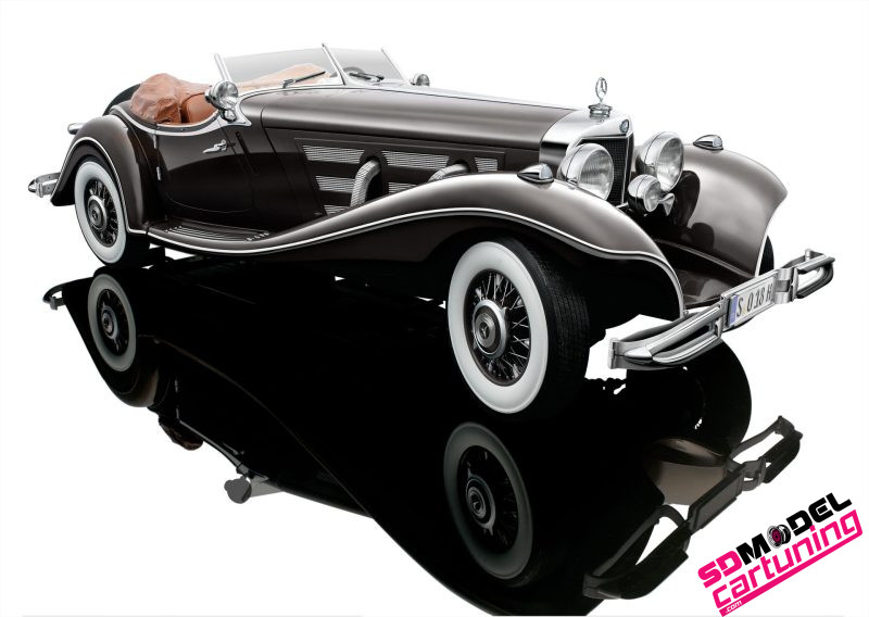 1:12 Mercedes-Benz 500K Special Roadster - 1934 - Maroon/burgundy
