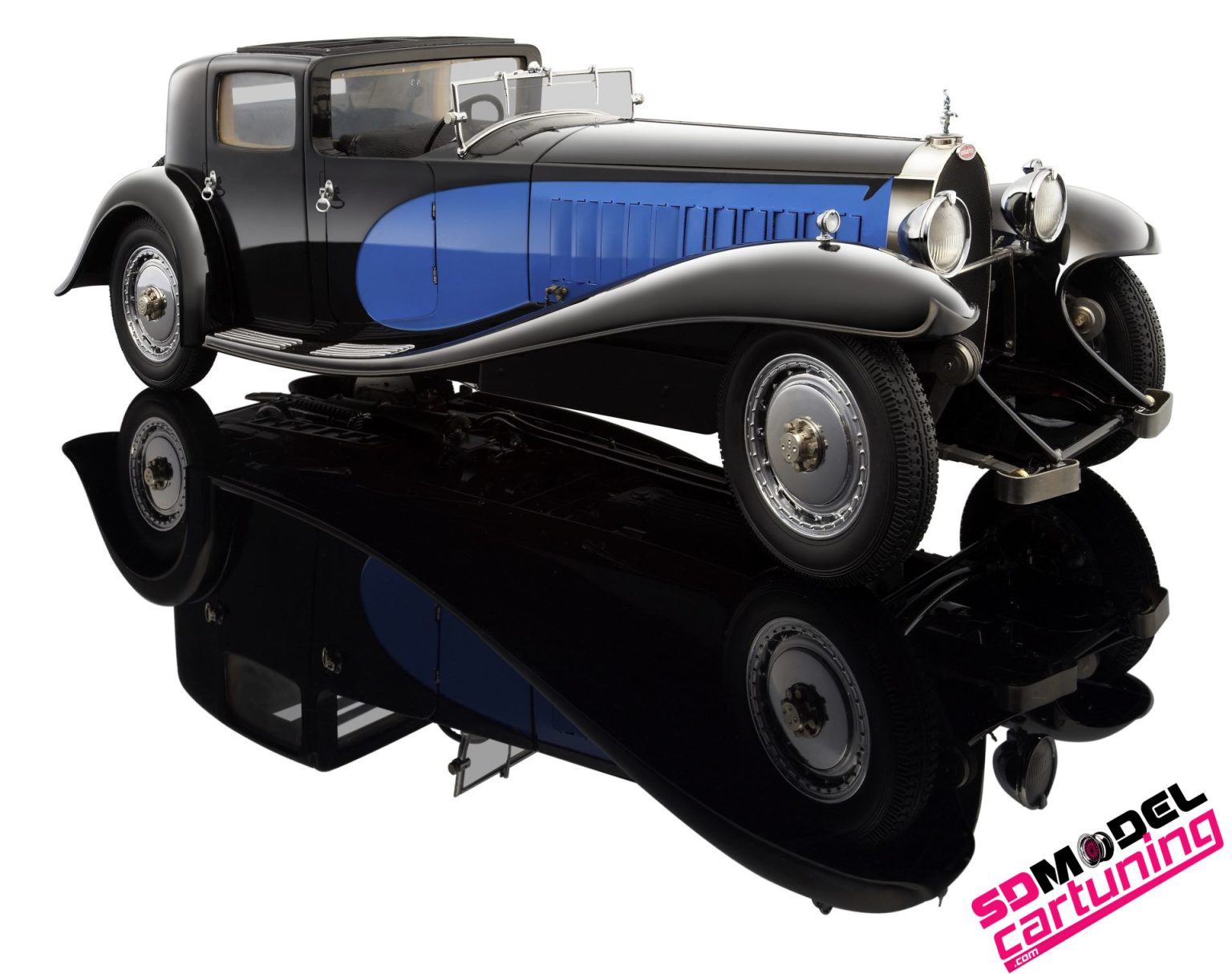 Modèle Réduit Bugatti Royale Coupé De Ville 1928 - Échelle 1/43, Marque Solido, Made In France, Occasion