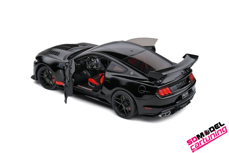 1:18 Ford Mustang Shelby GT500 - 2022 - Zwart – Image 4