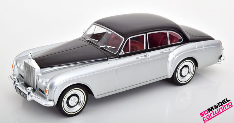 1:18 Rolls Royce Silver Cloud III Flying Spur 1965 - Plata
