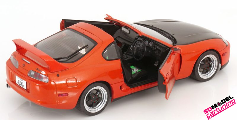 1:18 Toyota Supra MK4 (A80) Streetfighter - 1993 - Oranje - immagine 2