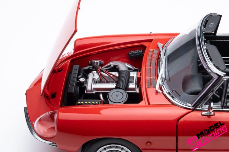 1:18 Alfa Romeo 1600 Duetto Spider - 1966 - Rood - Afbeelding 5