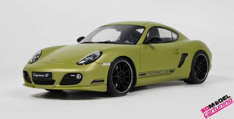 1:18 Porsche Cayman R - 2012 - Verde metalizado