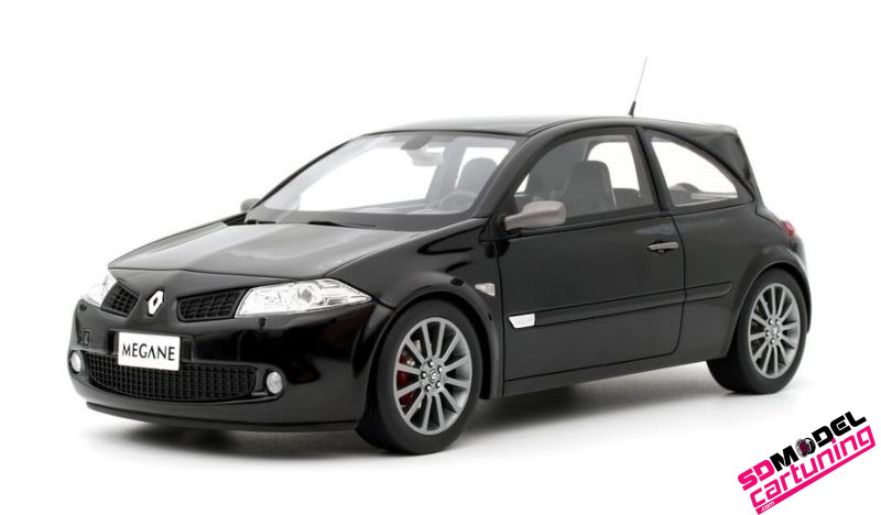 1:18 Renault Megane MK2 RS Phase2 - 2005 - Zwart