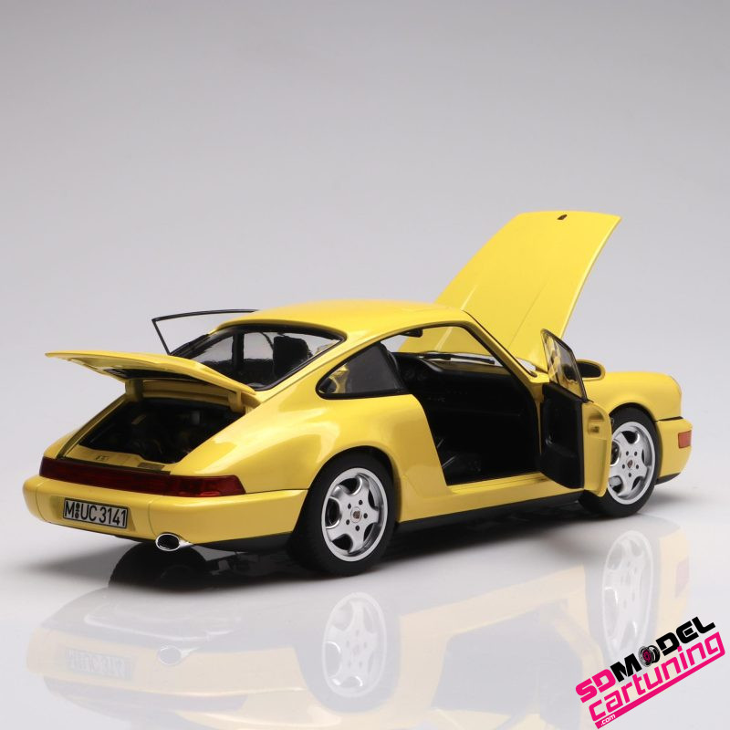 1:18 Porsche 964 Carrera 2 – 1990 – Geel - Imagen 4