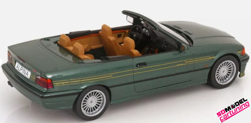1:18 BMW E36 Alpina B3 3.2 Convertible - Metallic groen - Imagen 2