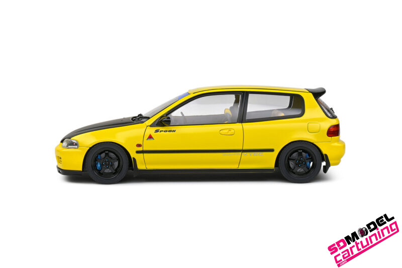 1:18 Honda Civic EG6 Spoon -1991- Geel - immagine 5