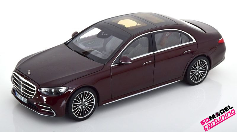 1:18 Mercedes Benz S-Class AMG-line - 2021 - Rood metallic