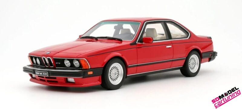 1:18 BMW E24 M6 - 1986 - Rood.