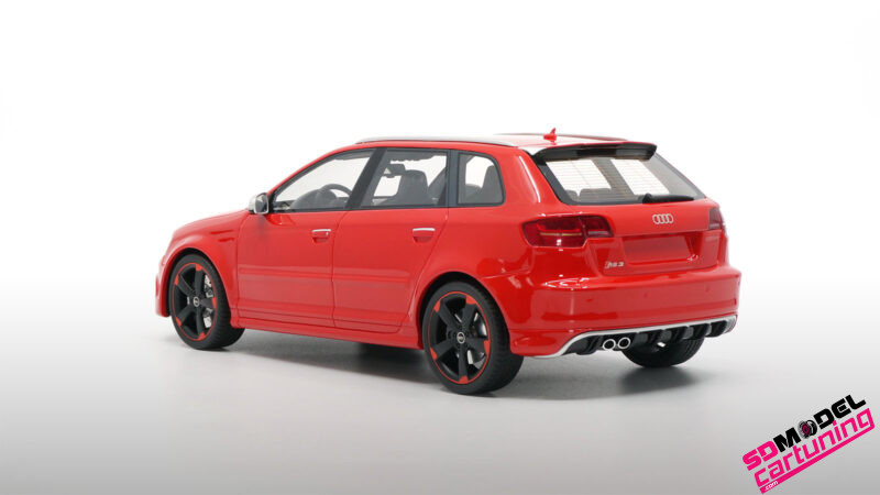 1:18 Audi RS3 Sportback - 2011 - Misano red met zwarte velgen. - Imagen 3