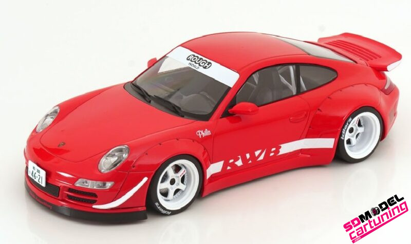 1:18 Porsche 997 RWB - Rood