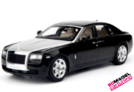 1:18 Rolls Royce Ghost - Negro / Plata metálico