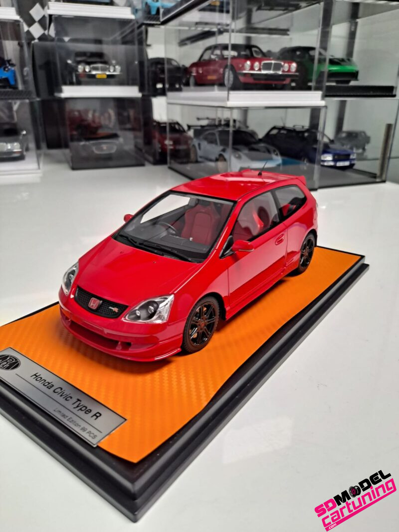 1:18 Honda Civic EP3 Type R - Rojo - Edición limitada.