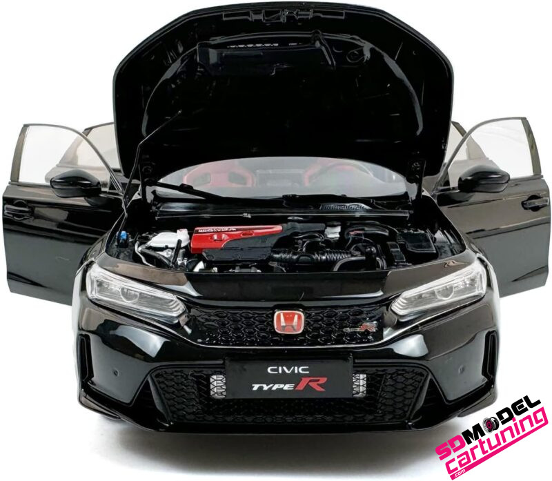 1:18 Honda Civic Type R FL5 - Zwart - Afbeelding 6